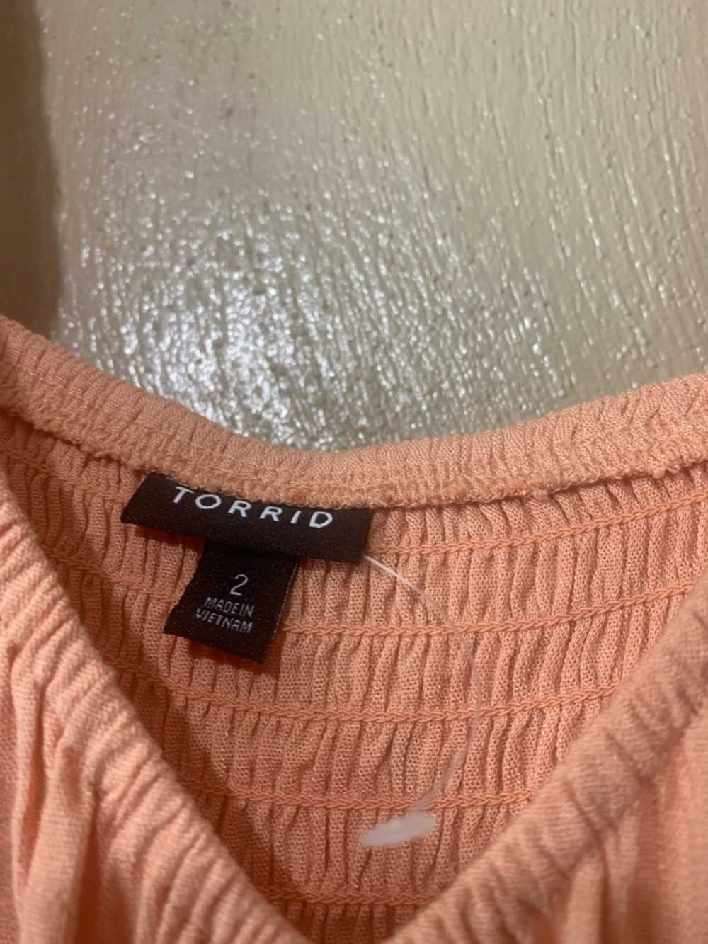 torrid Peach Pink Maxi Dress with Ruffle Straps - Picture 6 of 6